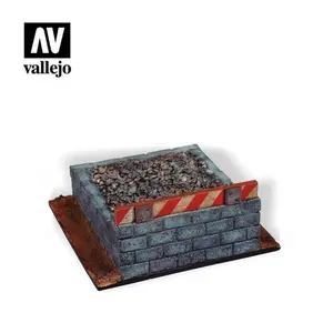 Kolejowy kozioł oporowy  11x11 cm