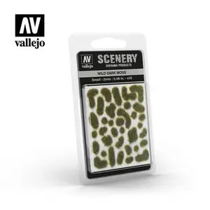 Kępki samoprzylepne ciemny mech - Wild Tuft Dark Moss 2mm / 35 szt.
