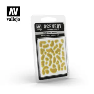Kępki samoprzylepne beżowe - Wild Tuft Beige 2mm / 35 szt.