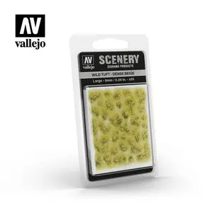 Kępki samoprzylepne beżowe - Wild Tuft Dense Beige 6mm / 35 szt.