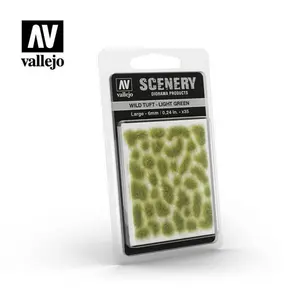 Kępki samoprzylepne jasno zielone - Wild Tuft Light Green 6mm / 35 szt.