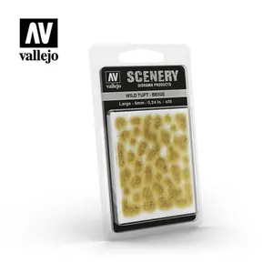 Kępki samoprzylepne beżowe - Wild Tuft Beige 6mm / 35 szt.