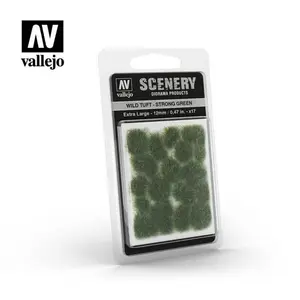 Kępki samoprzylepne ciemno zielone - Wild Tuft Strong Green 12mm / 17 szt.