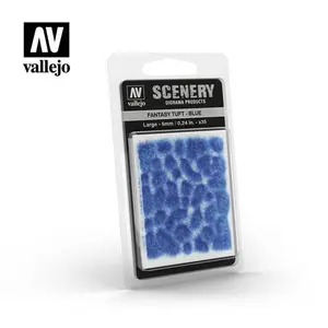 Kępki samoprzylepne niebieskie - Fantasy Tuft Blue 6mm / 35 szt.