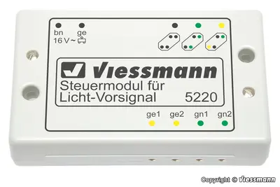 Moduł sterujący dla odległego sygnału świetlnego