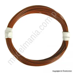 Bardzo cienki przewód 0,03 mm², 5 m, brązowy