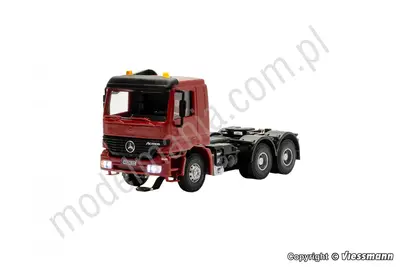 Mercedes-Benz MB ACTROS 3-osiowa naczepa ze światłami obrotowymi