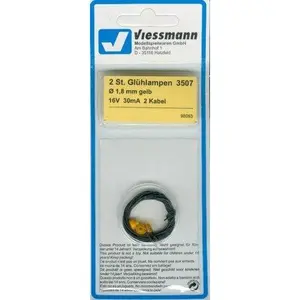 Żarówka pomarańczowa T1/2 Ø1,8mm 16V 30mA / 2szt.
