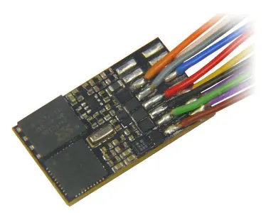 Dekoder jazdy i dźwięku MX648 (1W) DCC 11-kabli